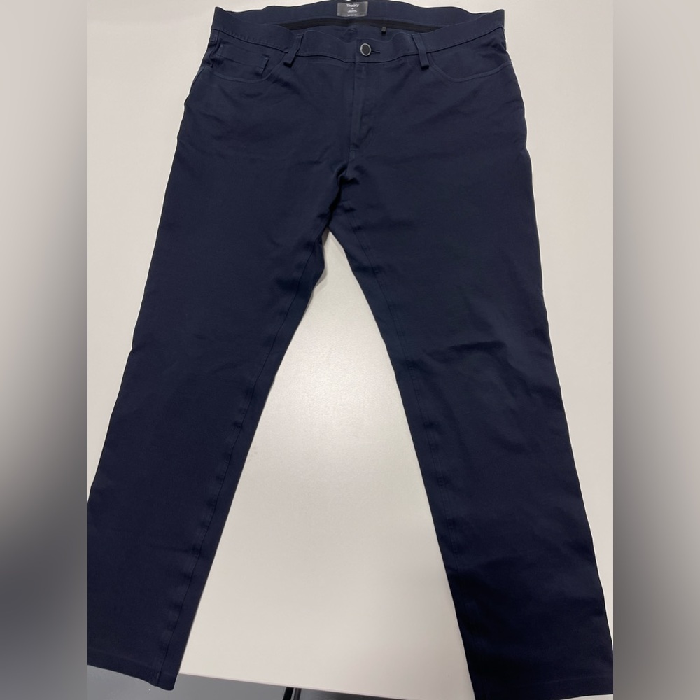 Theory Navy Raffi 5-pocket Pant Size 38, Rarely Worn.